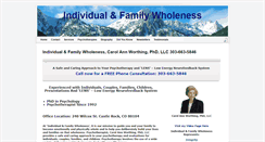 Desktop Screenshot of individualandfamilypsychotherapy.com
